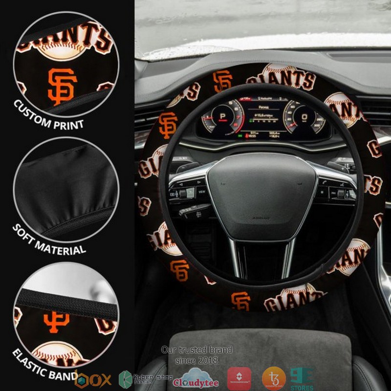 MLB San Francisco Giants Black Steering wheel 1 2 3 4 5 6