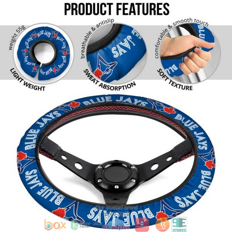 MLB Toronto Blue Jays Blue Steering wheel 1 2 3 4 5 6