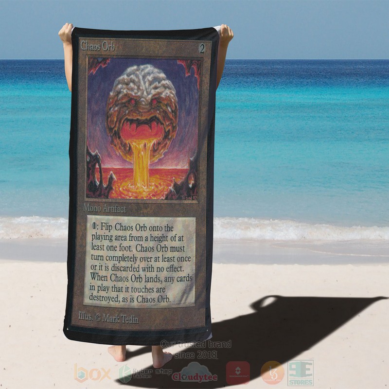 MTG Lea 235 Chaos Orb Beach Towel