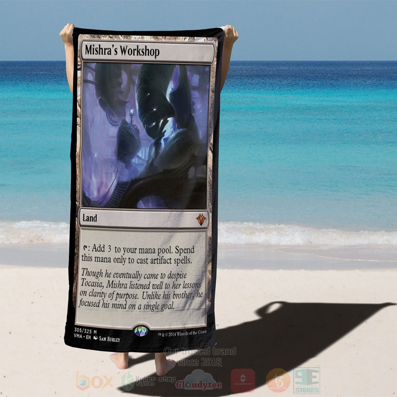 MTG Vma 305 Mishra S Workshop Beach Towel