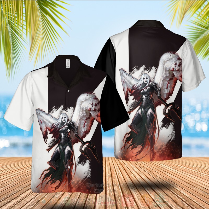 Magic The Gathering Avacyn Angel of Hope Hawaiian Shirt