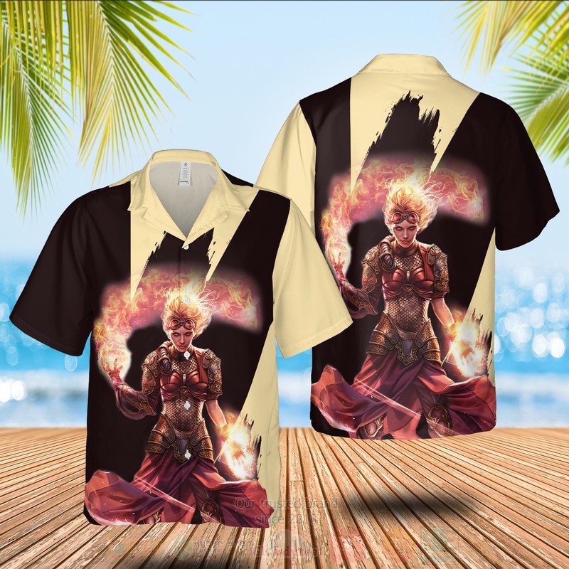 Magic The Gathering Chandra Torch of Defiance Hawaiian Shirt