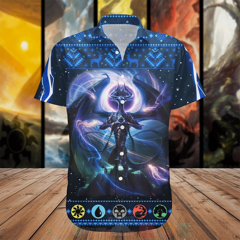 Magic The Gathering Nicol Bolas Dragon God Hawaii Shirt