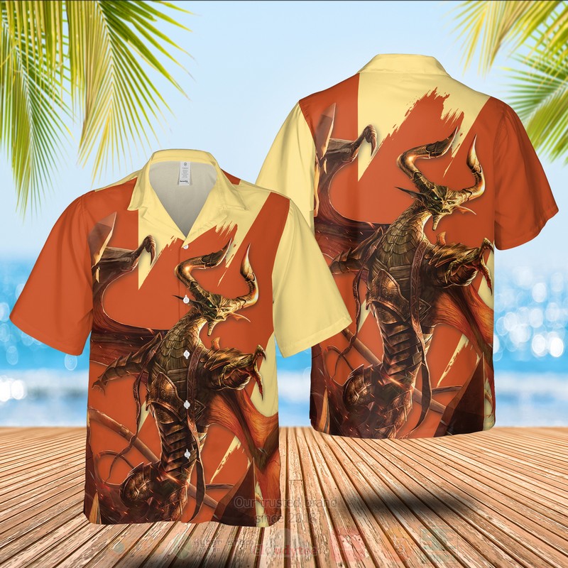 BEST MTG Nicol Bolas, God Pharaoh All Over Print Hawaiian Shirt 3 Magic The Gathering Nicol Bolas God Pharaoh Hawaiian Shirt