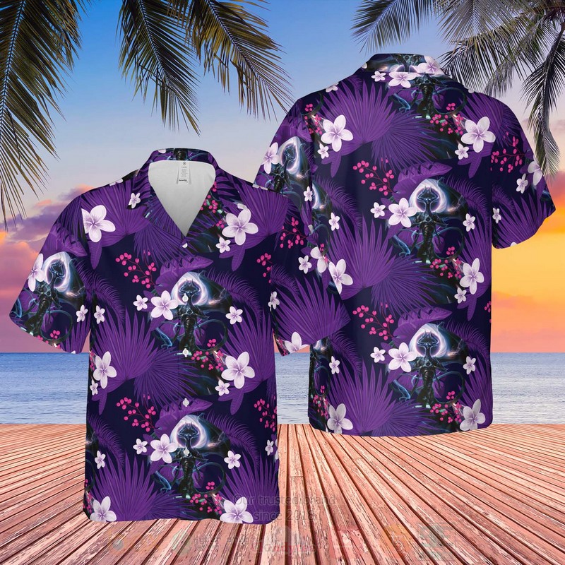 BEST MTG Nicol Bolas Purple All Over Print Hawaiian Shirt 3 Magic The Gathering Nicol Bolas Purple Hawaiian Shirt