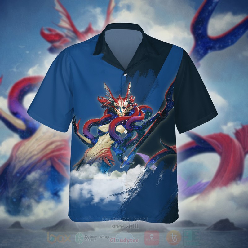 Magic The Gathering Thassa God of The Sea Hawaiian Shirt