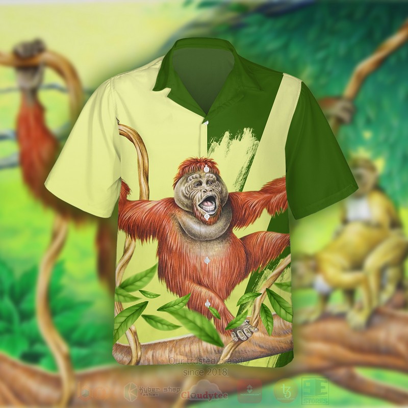 Magic The Gathering Uktabi Orangutan Hawaiian Shirt
