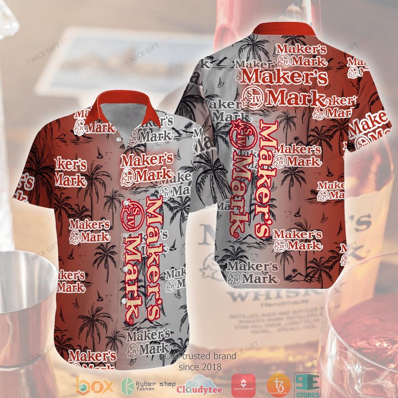 Maker's Mark 3D Hawaiian Shirt 1 Makers Mark 3D Hawaiian Shirt