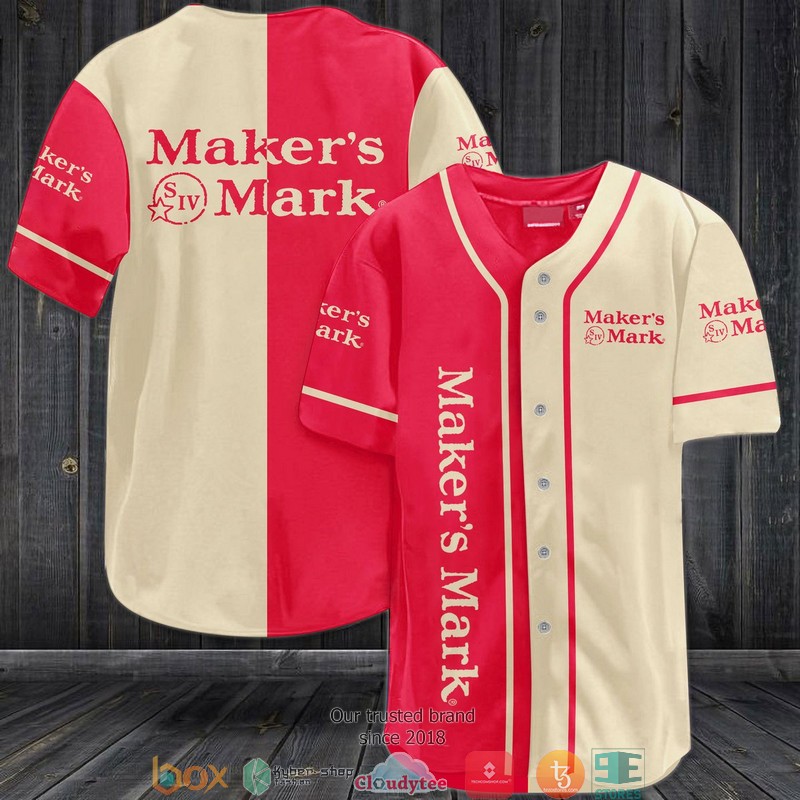 Makers Mark Baseball Jersey Shirt