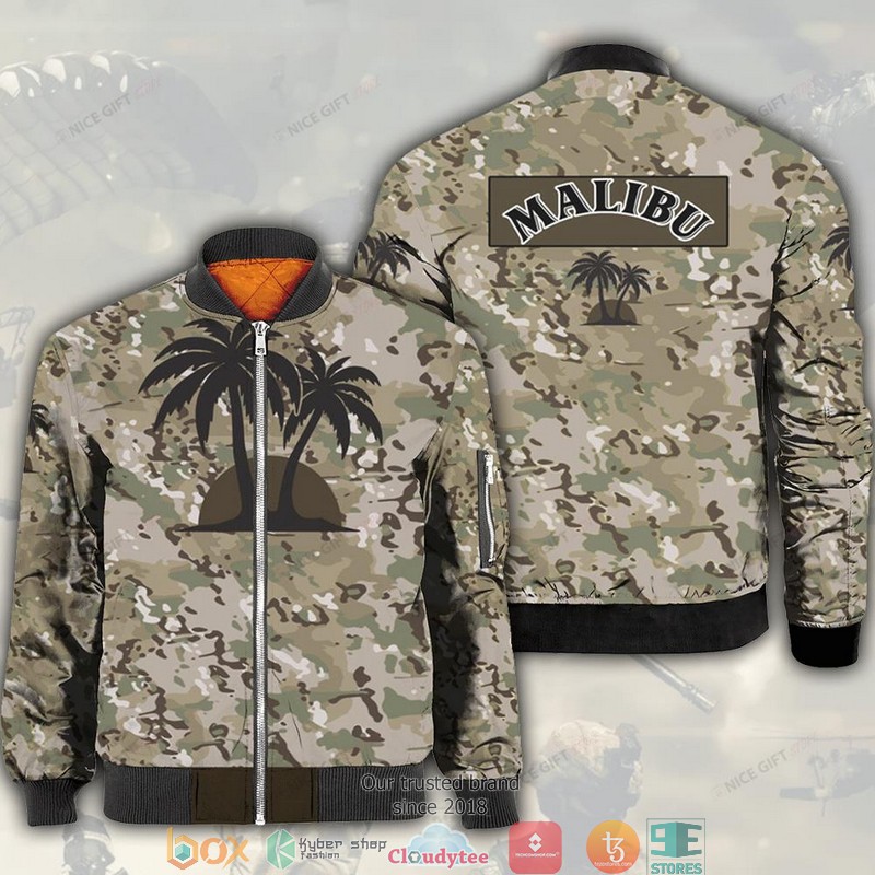 Malibu Camouflage Bomber Jacket