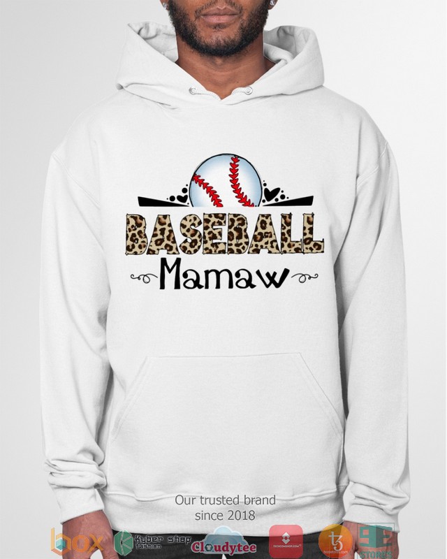 Mamaw Baseball leopard pattern 2d shirt hoodie 1 2 3 4 5 6 7 8 9 10 11 12