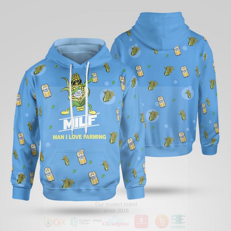Man I Love Farming Blue 3D Hoodie