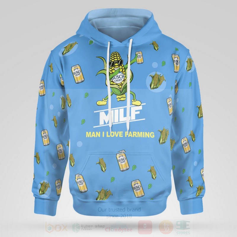 BEST Man I Love Farming Blue Unisex 3D Hoodie 2 Man I Love Farming Blue 3D Hoodie 1