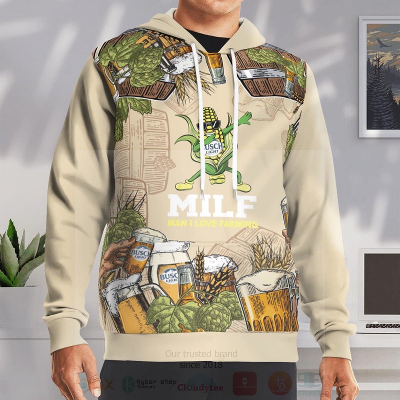 BEST Man I Love Farming Cream Unisex 3D Hoodie 5 Man I Love Farming Cream 3D Hoodie 1 2 3 4