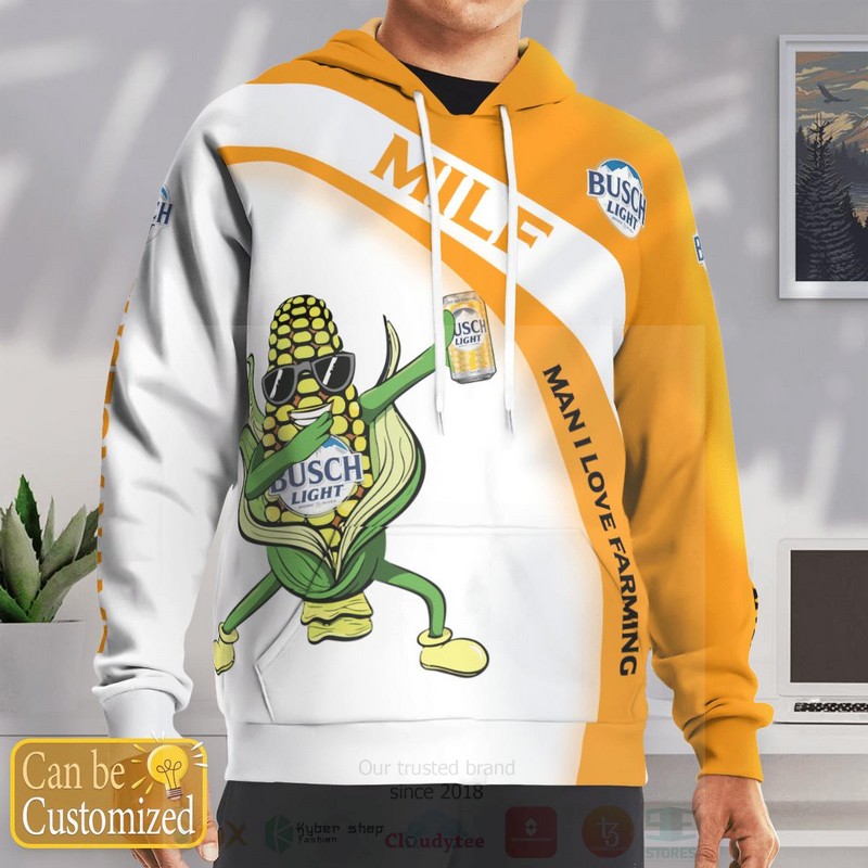 BEST Man I Love Farming White Custom Name Unisex 3D Hoodie 5 Man I Love Farming White Custom Name 3D Hoodie 1 2 3 4