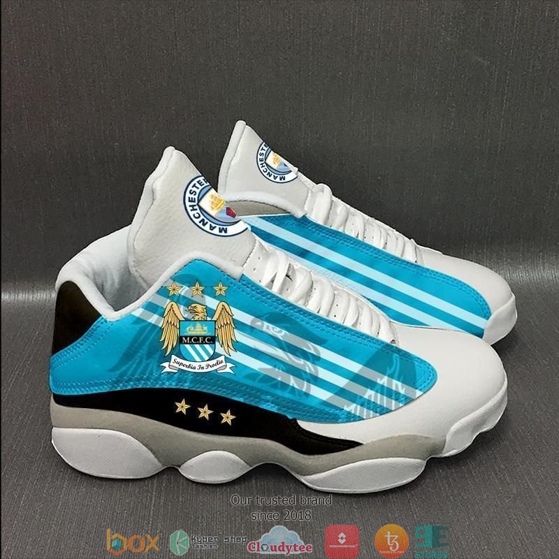 Manchester City Football teams big logo Air Jordan 13 Sneaker Shoes 2 Manchester City Football teams big logo Air Jordan 13 Sneaker Shoes