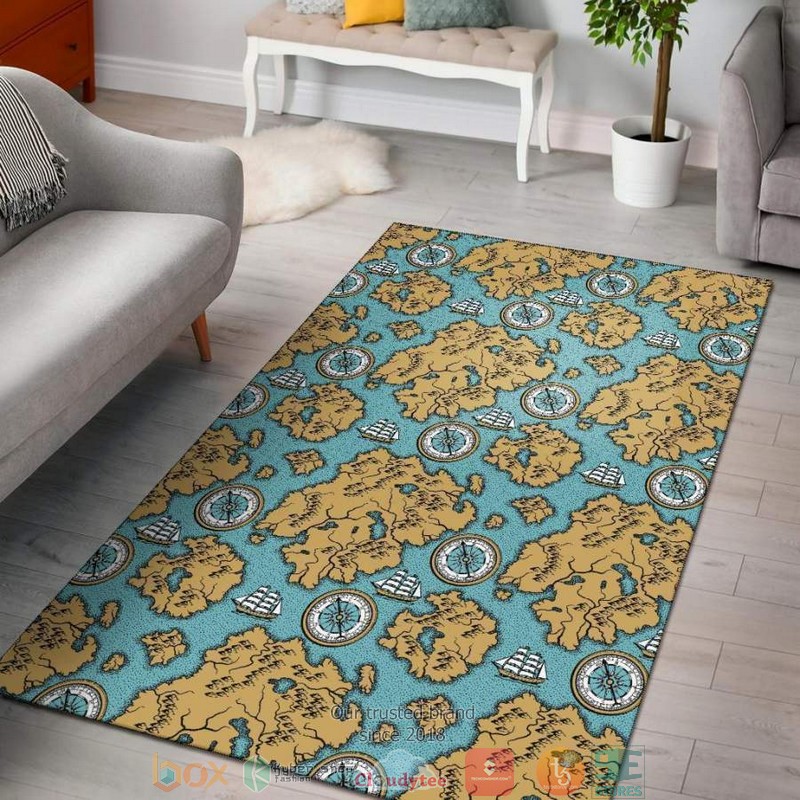 Map world oceans Rug Carpet 2 Map world oceans Rug Carpet
