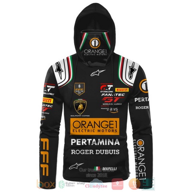 Mapelli Orange1 Electric Motors Pertamina hoodie mask 1