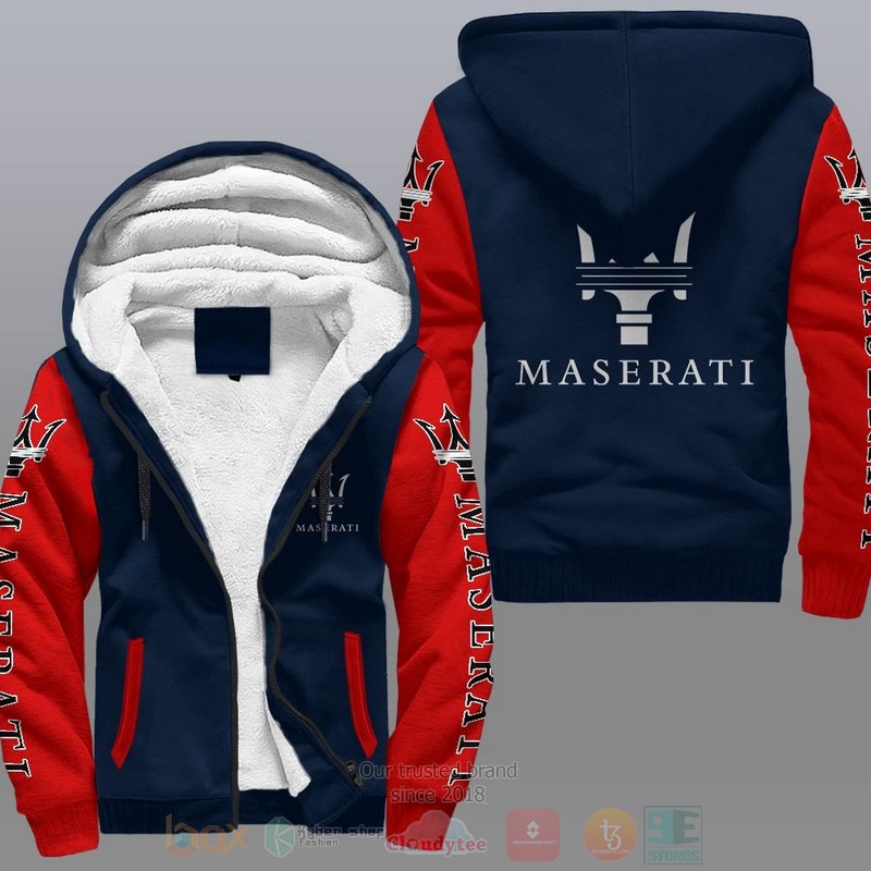 NEW Maserati Car Fleece Jacket 4 Maserati Car Fleece Hoodie 1 2 3