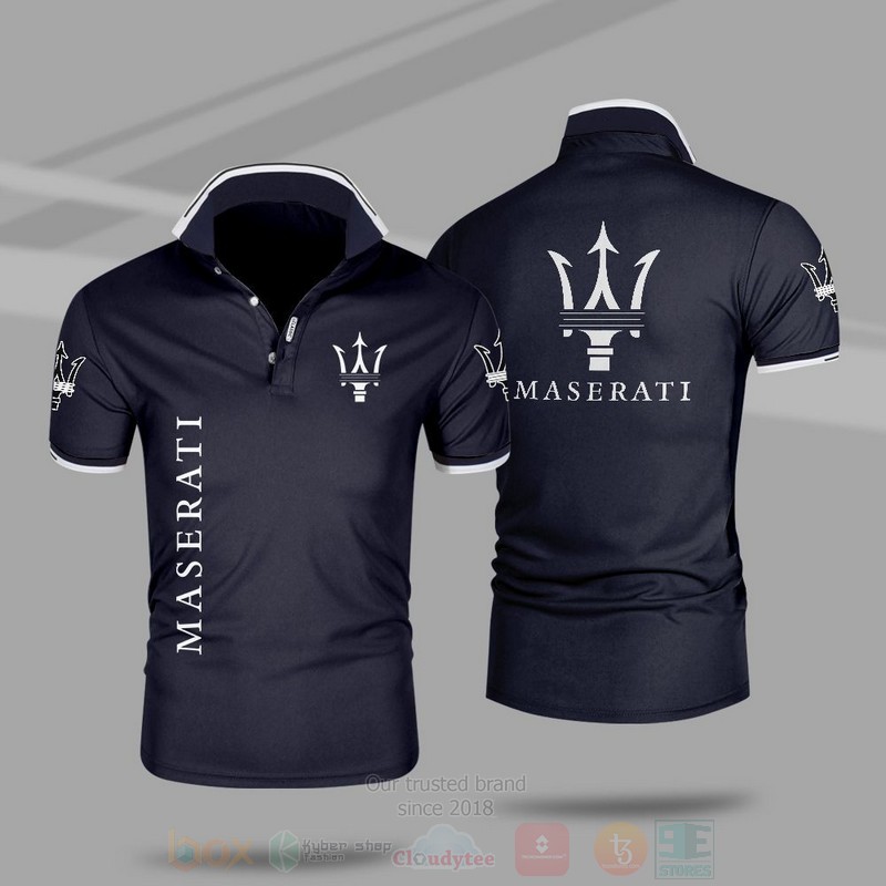 BEST Maserati Premium All Over Print Polo Shirt 5 Maserati Premium Polo Shirt 1 2 3 4