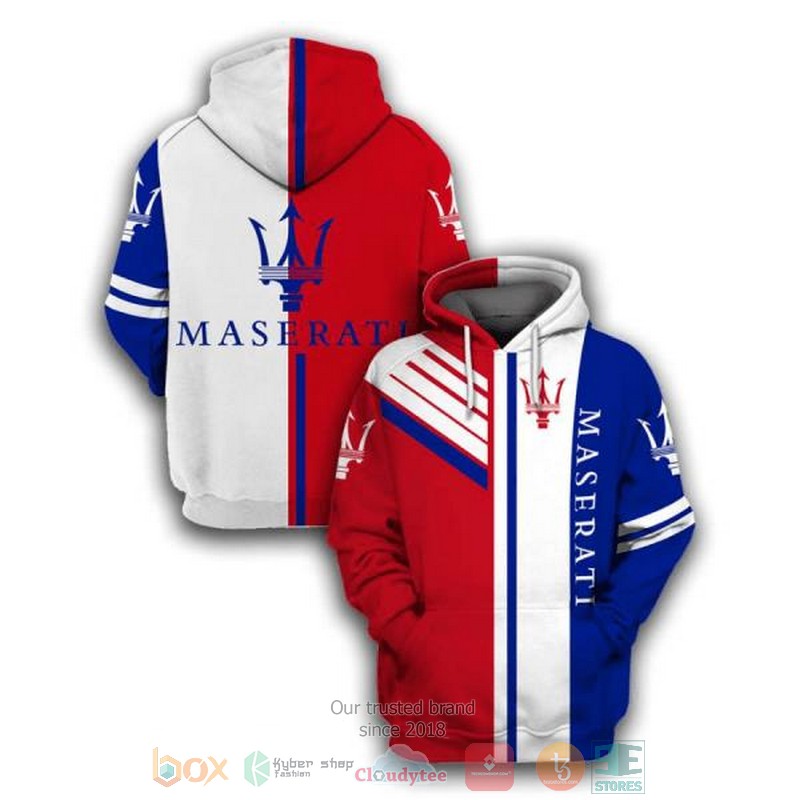 NEW Maserati company red blue 3D shirt, hoodie 16 Maserati company red blue 3D shirt hoodie