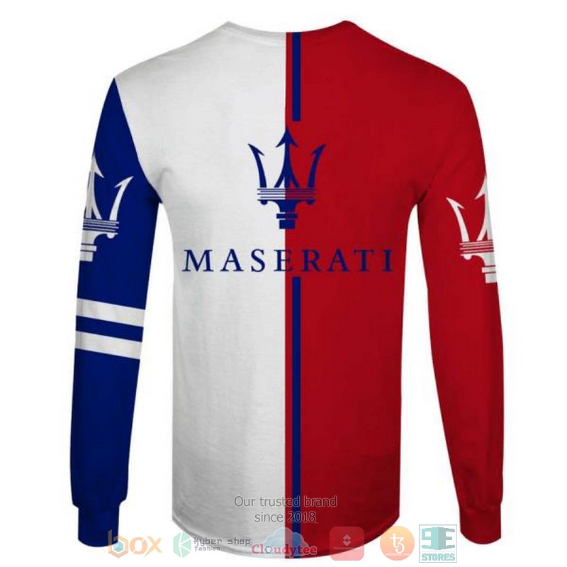 NEW Maserati company red blue 3D shirt, hoodie 6 Maserati company red blue 3D shirt hoodie 1 2 3 4 5