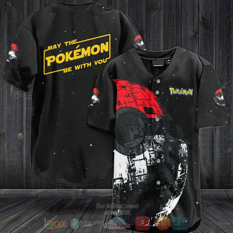 May The Pokemon Be with you Baseball Jersey