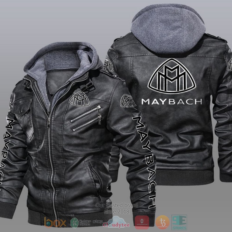 Maybach Car Motor Leather Jacket