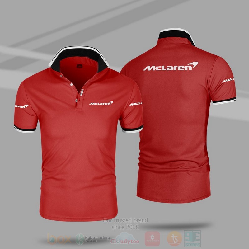 BEST McLaren Premium All Over Print Polo Shirt 6 McLaren Premium Polo Shirt 1 2 3 4 5