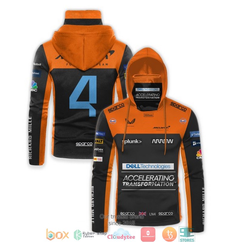 McLaren Racing LN4 4 3d hoodie mask