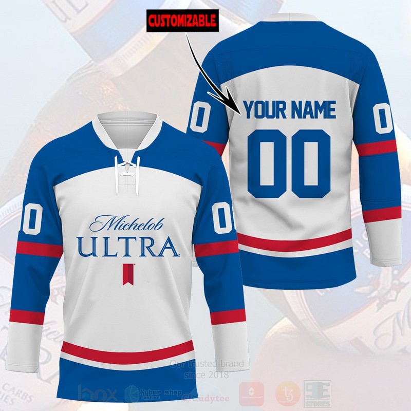 BEST Michelob ULTRA Personalized Hockey Shirt 3 Michelob ULTRA Personalized Hockey Jersey Shirt