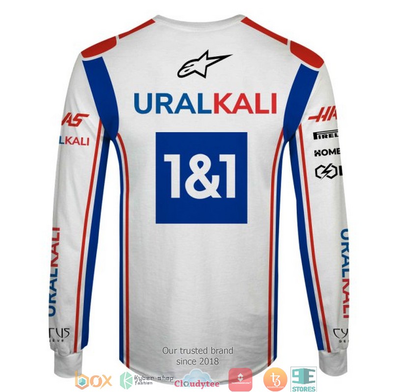 Mick Schumacher Uralkali Haas 3d hoodie, shirt 6 Mick Schumacher Uralkali Haas 3d hoodie shirt 1 2 3 4 5