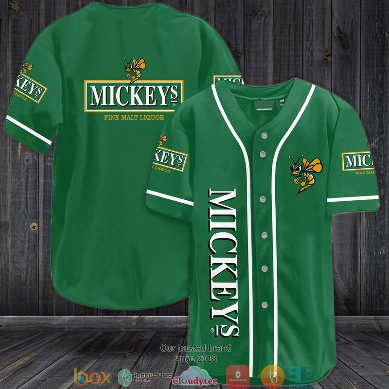 Mickey Big Mouth Baseball Jersey Shirt