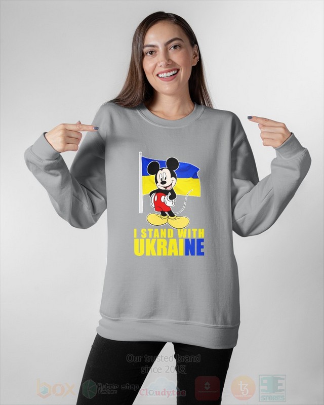BEST Mickey Mouse I Stand With Ukraine Unisex Hoodie, 2D Shirt 4 Mickey Mouse I Stand With Ukraine 2D Hoodie Shirt 1 2 3