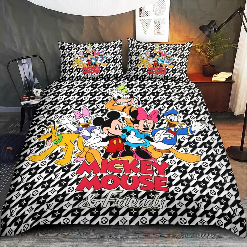 Mickey Mouse and Friends Disney Luxury Brand Bedding Set