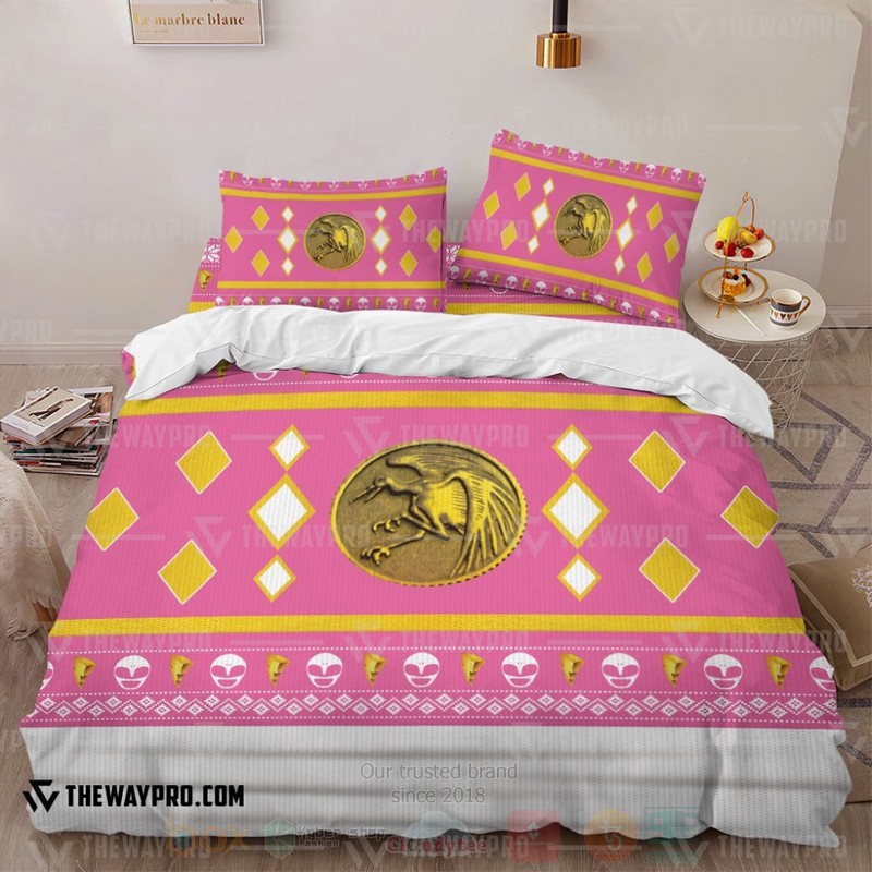 Mighty Morphin Ninjetti Pink Crane Custom Bedding Set