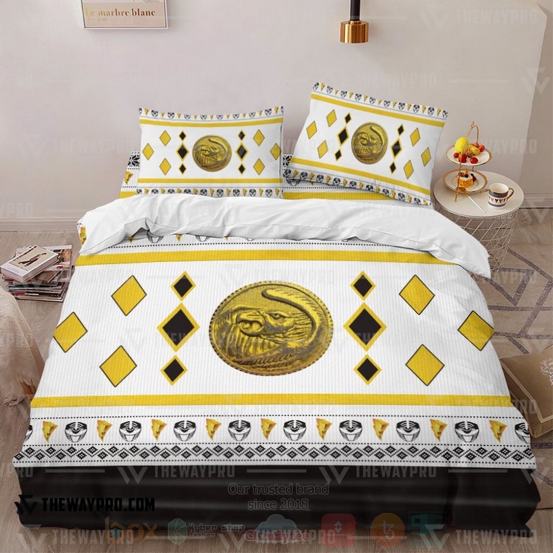 Mighty Morphin Ninjetti White Falcon Ranger Custom Bedding Set