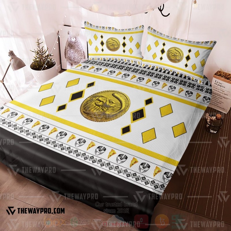 Mighty Morphin Ninjetti White Falcon Ranger Custom Bedding Set 1