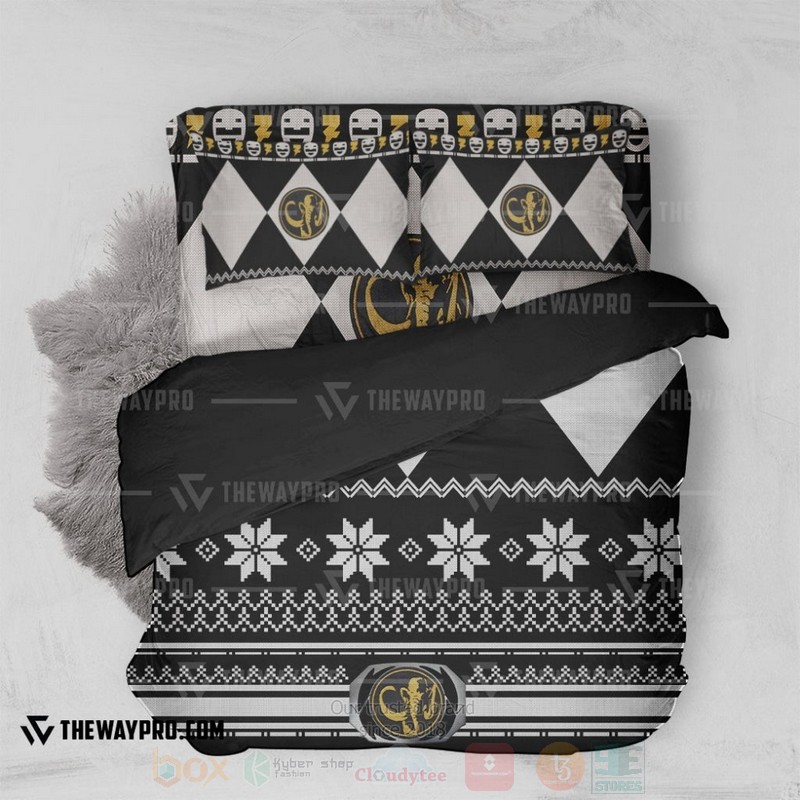 Mighty Morphin Power Rangers Black Ranger Custom Bedding Set 1