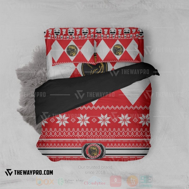 Mighty Morphin Power Rangers Red Ranger Custom Bedding Set 1