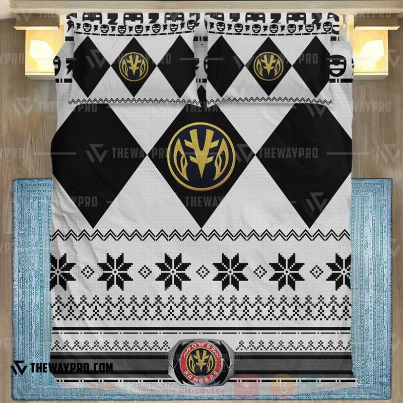 Mighty Morphin Power Rangers White Ranger Custom Bedding Set