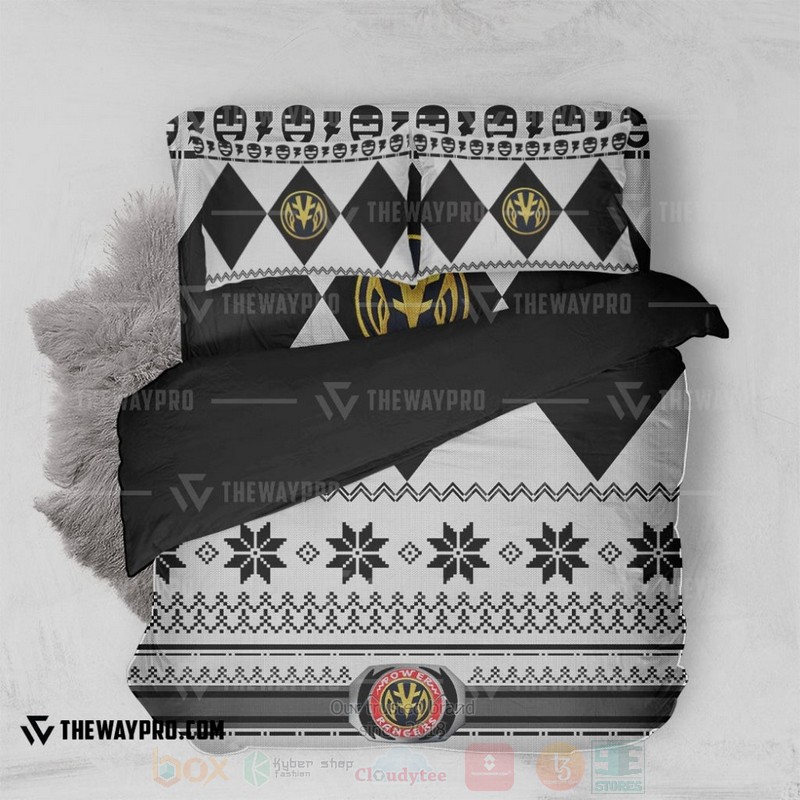 Mighty Morphin Power Rangers White Ranger Custom Bedding Set 1