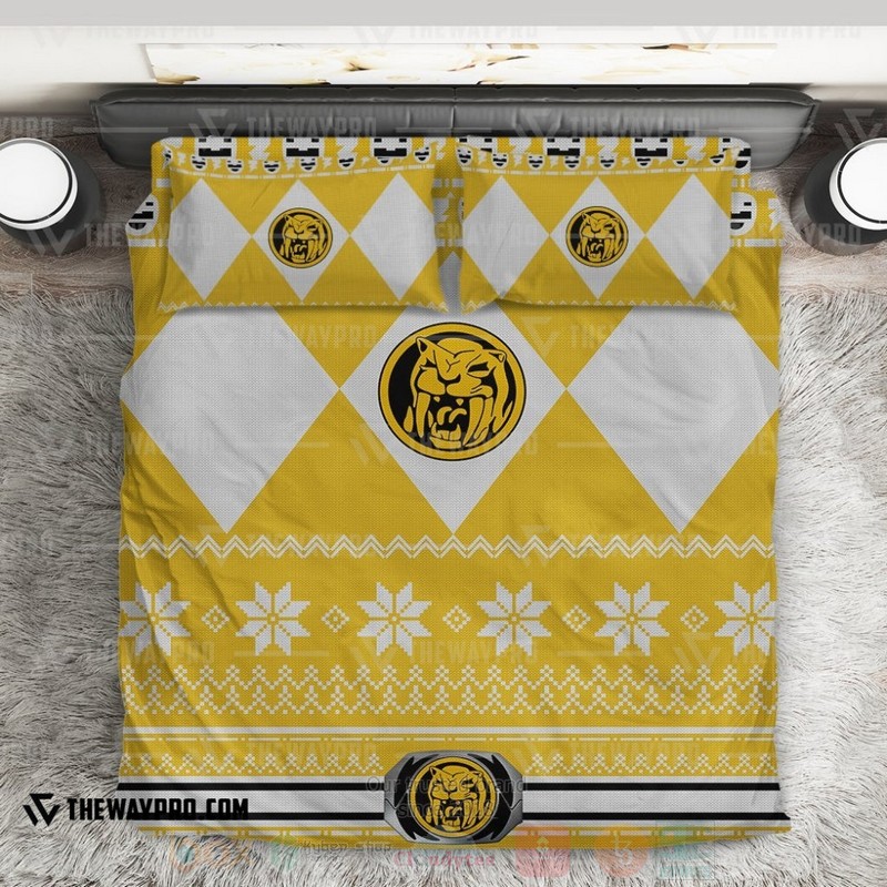 Mighty Morphin Power Rangers Yellow Ranger Custom Bedding Set