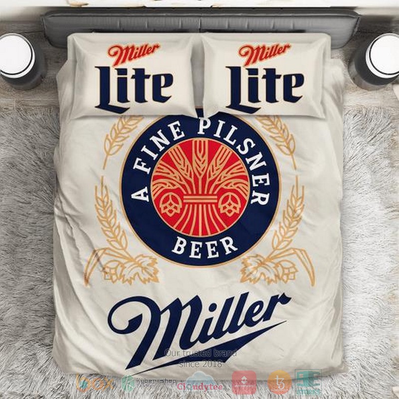 Miller Lite A Fine Pilsner Beer bedding set