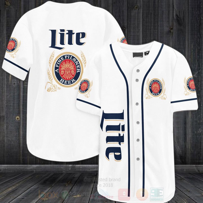BEST Miller Lite a Fine Pilsner Beer AOP Baseball Jersey 2 Miller Lite a Fine Pilsner Beer Baseball Jersey Shirt