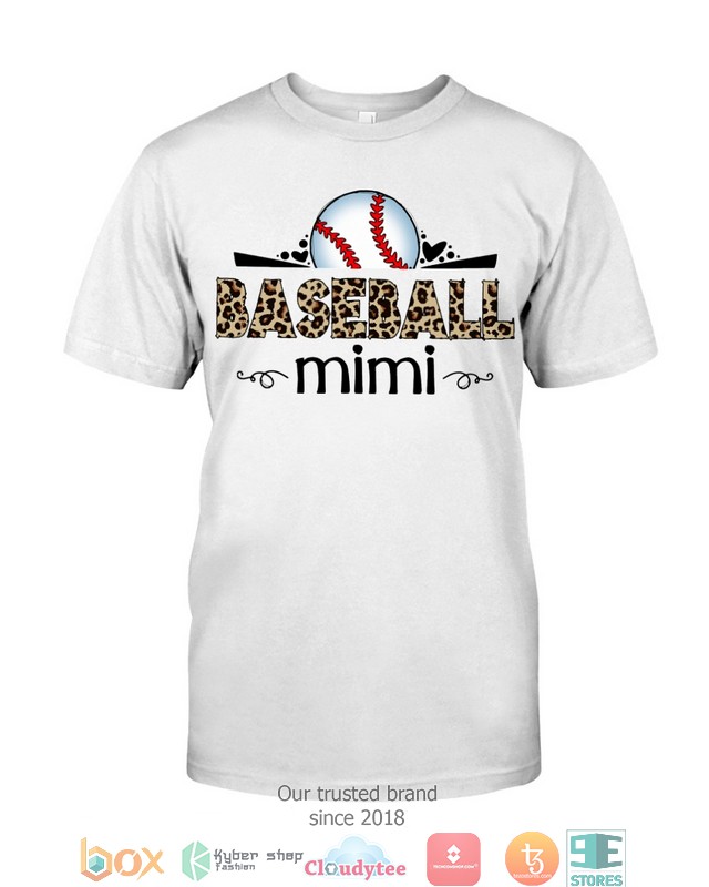Mimi Baseball leopard pattern 2d shirt hoodie 1 2 3 4 5 6