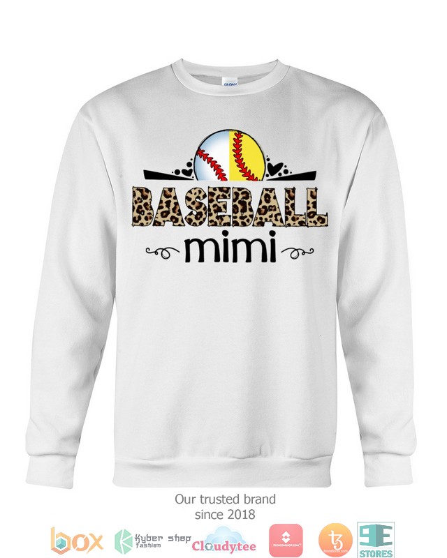 Mimi Half Baseball leopard pattern 2d shirt hoodie 1 2 3 4 5 6 7 8