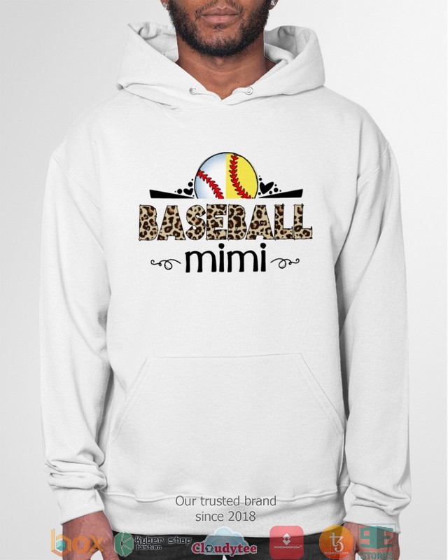 Mimi Half Baseball leopard pattern 2d shirt hoodie 1 2 3 4 5 6 7 8 9 10 11 12