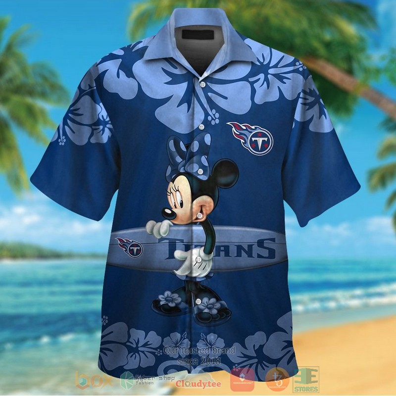 HOT Minnie Mouse Tennessee Titans hawaiian shirt and shorts 12 Minnie Mouse Tennessee Titans hawaiian shirt and shorts