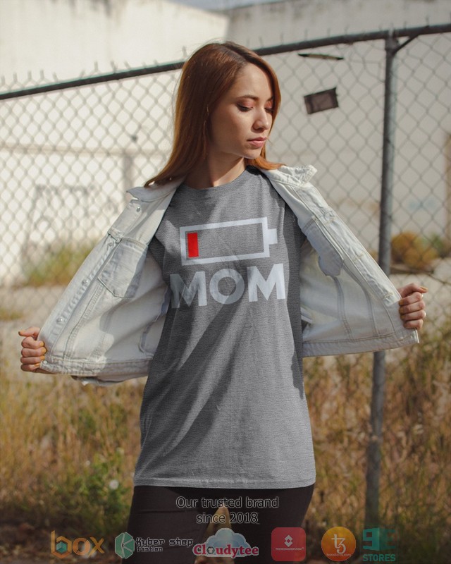 Mom Mom Low battery shirt hoodie 1